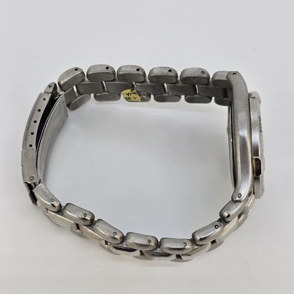 Calvin Hill Men's Watch 38MM Red Dial Gray Bracelet Band‎ 7.5